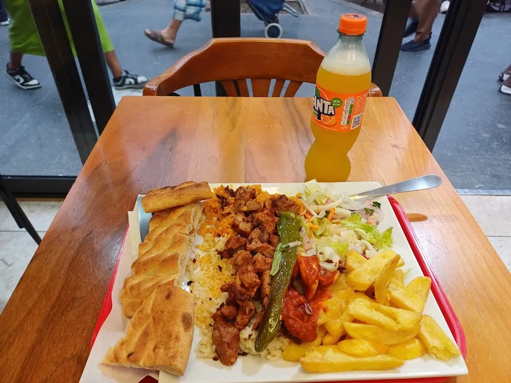 Assiette Brochette Agneau