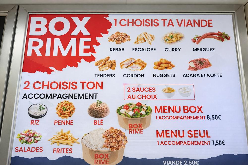 Restaurant RIME - Menu Image 1